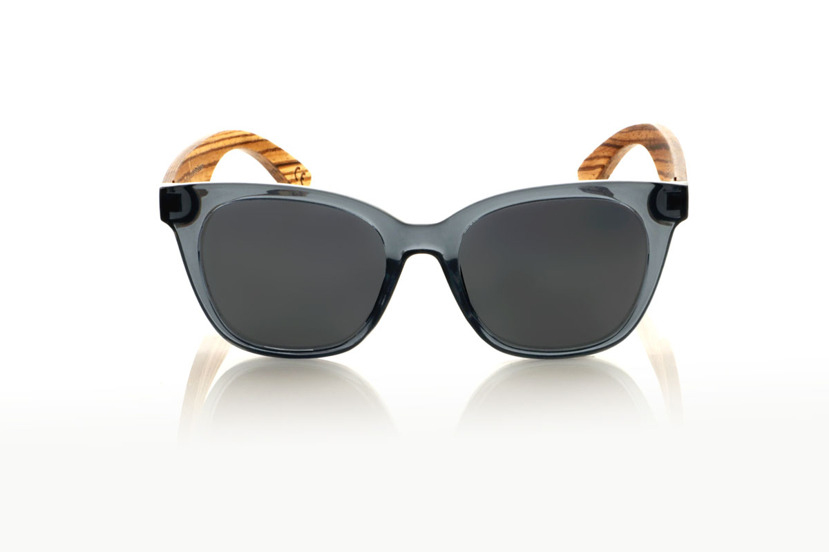 Wood eyewear of Zebrano modelo GRACE BLUE Wholesale & Retail | Root Sunglasses® 